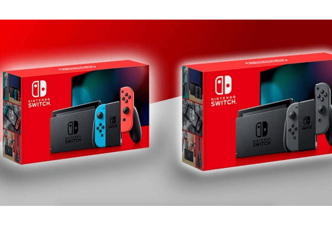 Nueva Switch Neón o Gris Mod Nuevo 40% mejora batería 