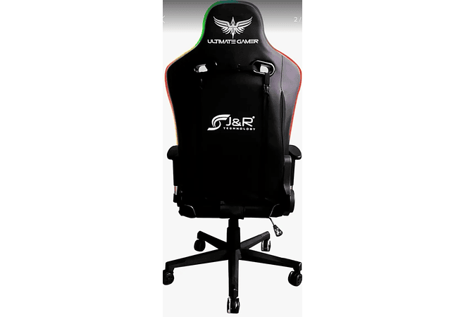 Silla Gamer J&R RGB negra