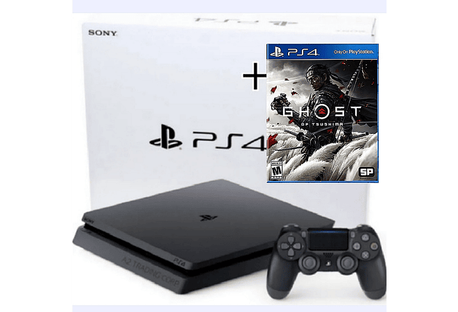 Playstation 4 ps4 slim 1tb + juego Ghost Of Tsushima nueva 
