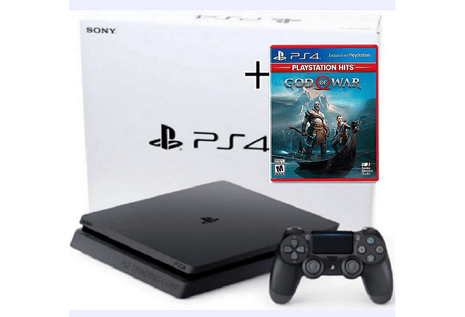 Playstation 4 ps4 slim 1tb + juego God Of war nueva 