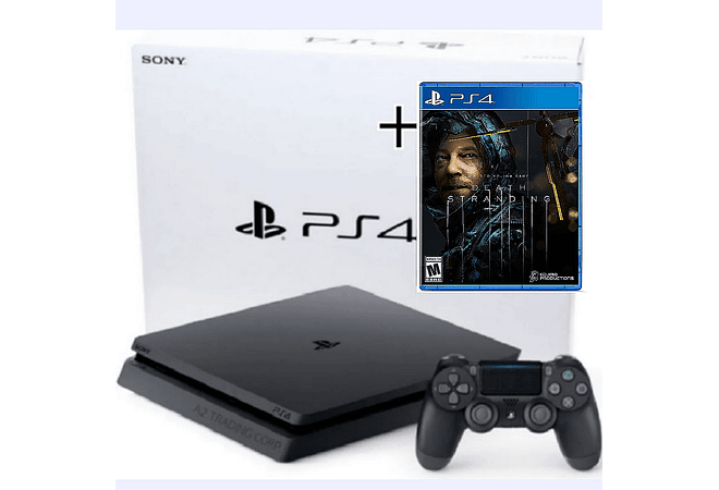 Playstation 4 ps4 slim 1tb + juego Death Stranding nueva 