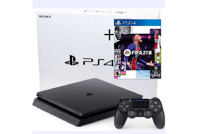Playstation 4 ps4 slim 1tb + juego Fifa 21 ps4 nueva 