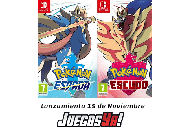 Pokemon Escudo o Espada Switch 