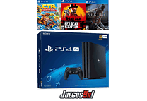 PS4 Pro Negra 1TB + 3 juegos Los QUE DESEES!