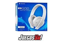 Diadema Gold Inalambrica PS4 Blanca