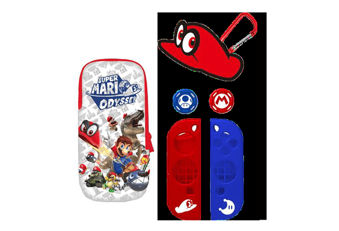 Estuche, Mario Odyssey Funda, Silicona, Nintendo Switch