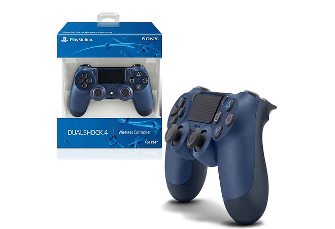 Control Dualshock 4 New Midnight Blue V2 Ps4 Azul
