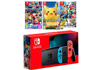 Nintendo Switch + 3 juegos Obsequio vidrio y Funda