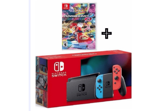 Nintendo Switch Neon caja Roja + 1 juego Fisico a elegir