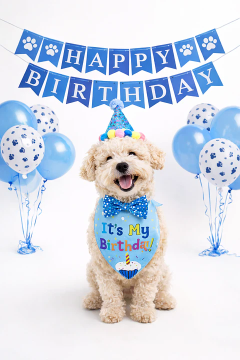 Set de cumpleaños 🐶💙