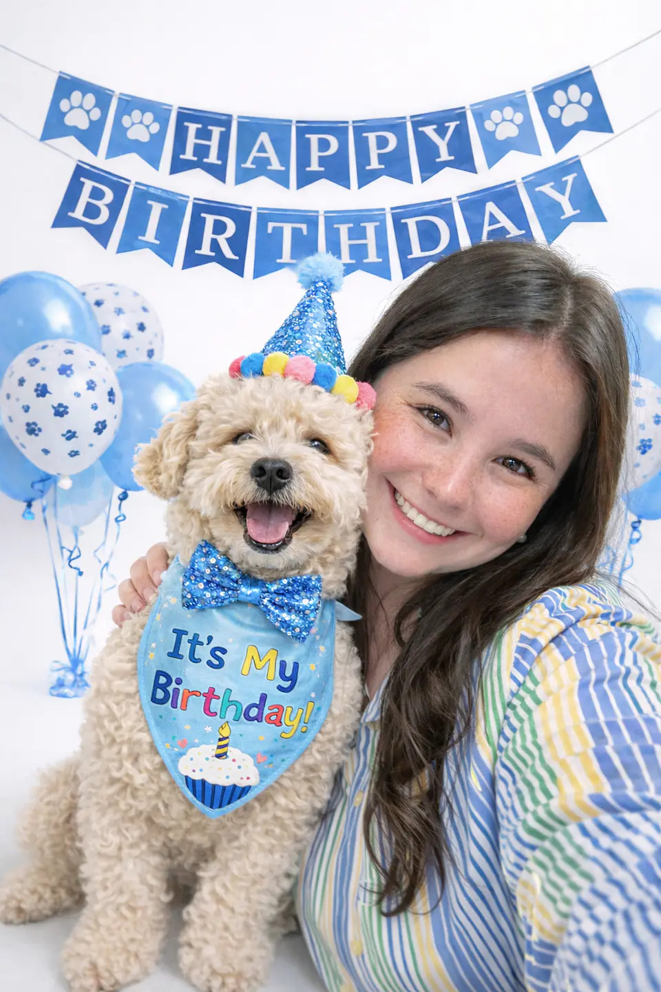 Set de cumpleaños 🐶💙 3