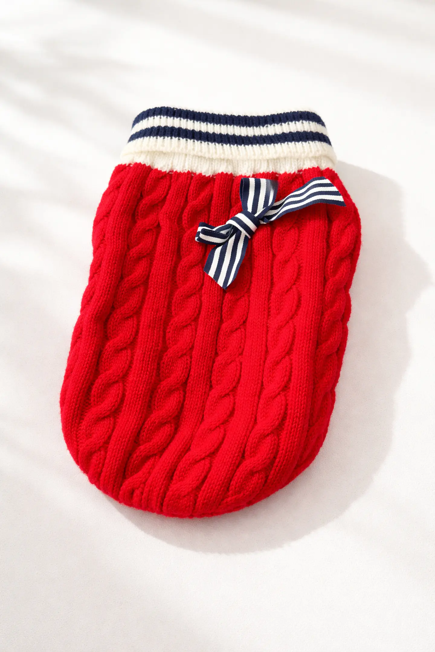 Chaleco Tejido Classic Navy Bow 🐾 1