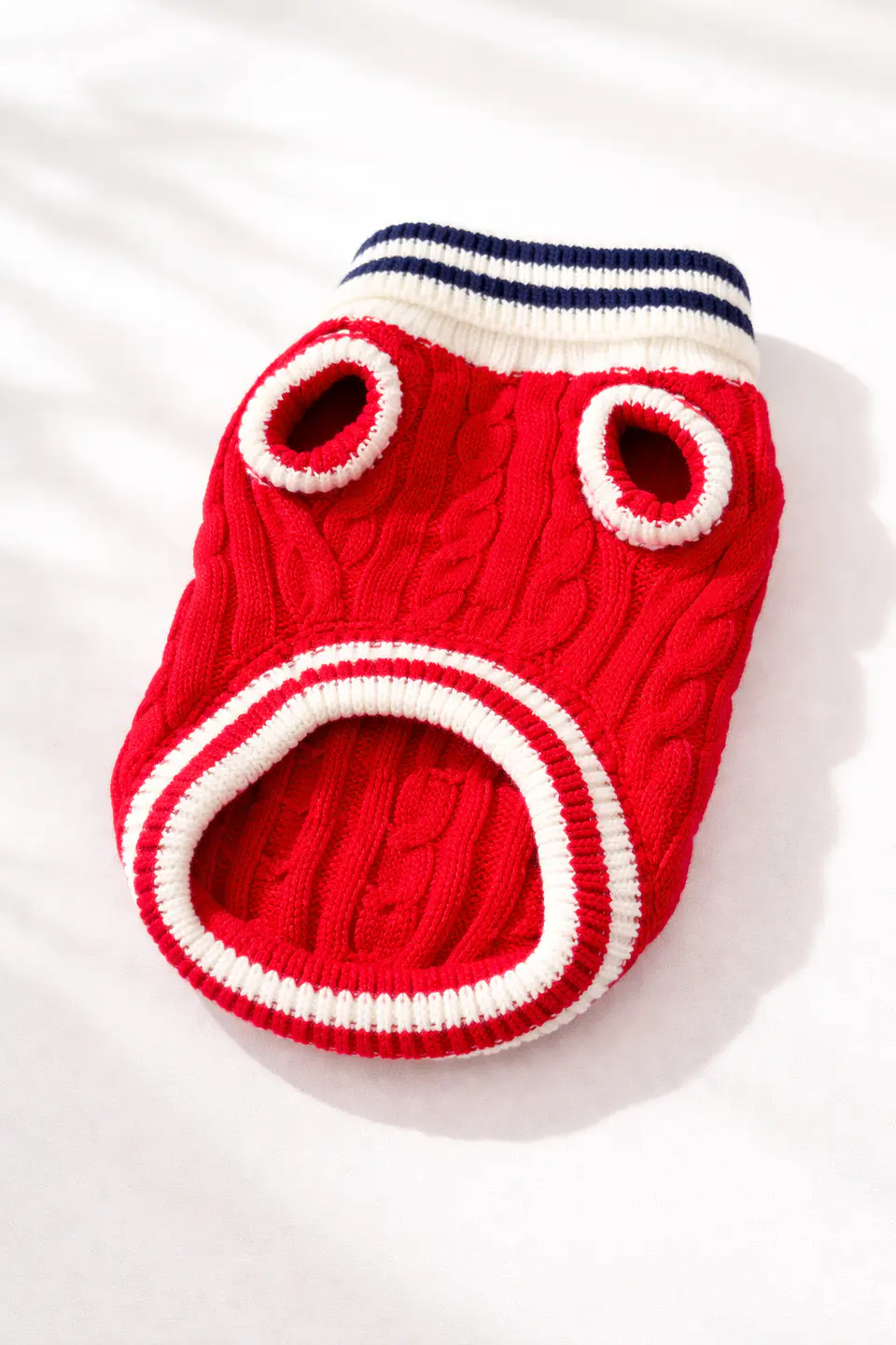 Chaleco Tejido Classic Navy Bow 🐾 2