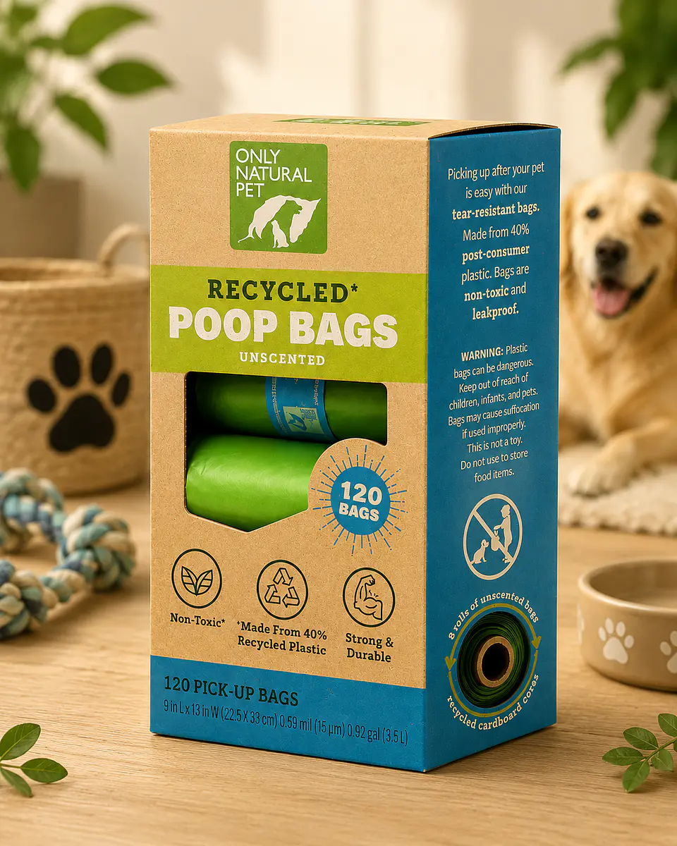 Bolsas Recolectoras Ecológicas Only Natural Pet – 120 unidades 1
