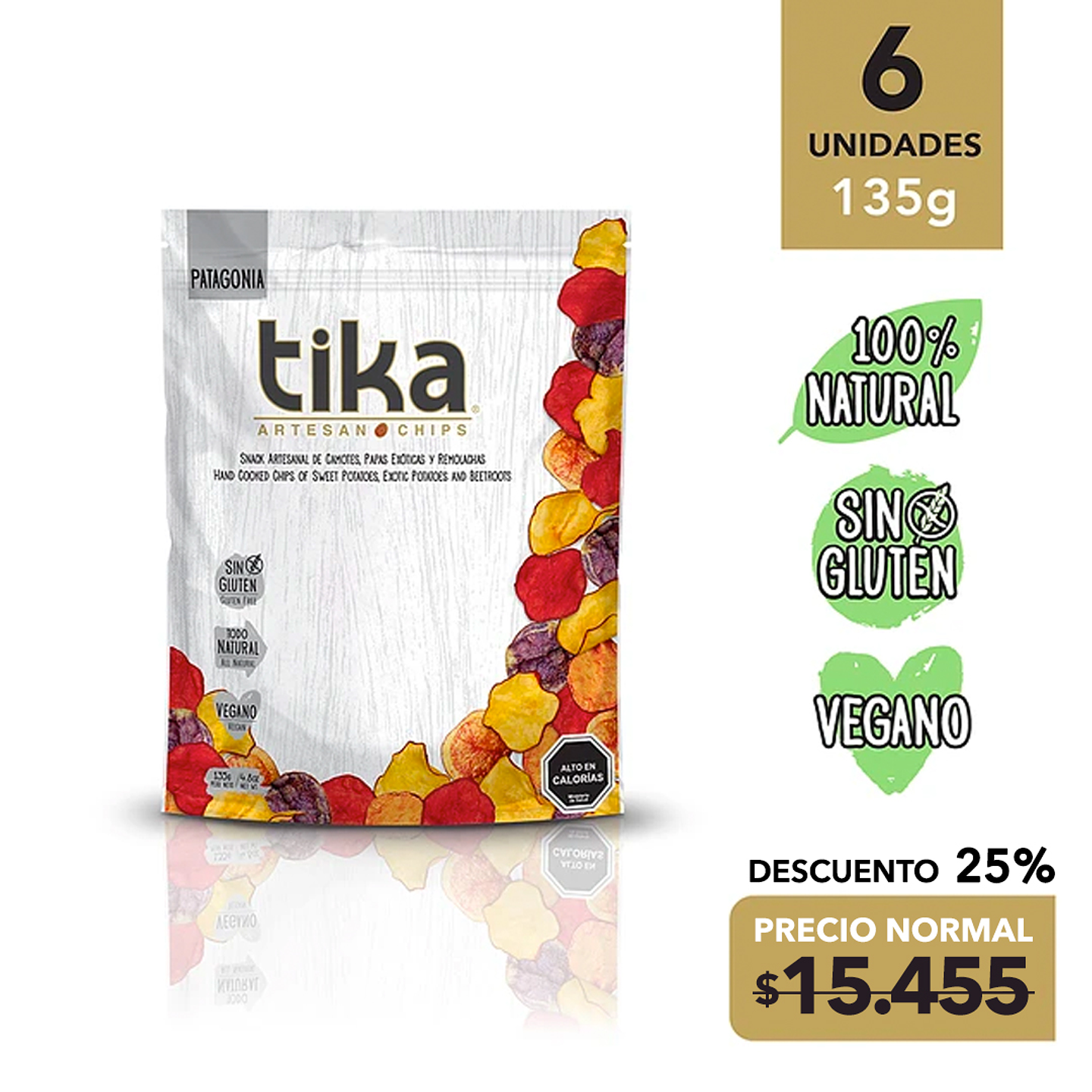 TIKA PATAGONIA: 6 unidades 135 grs 1