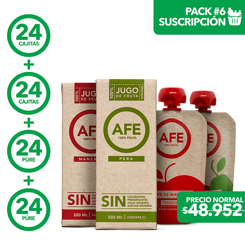 Pack Suscripción 6