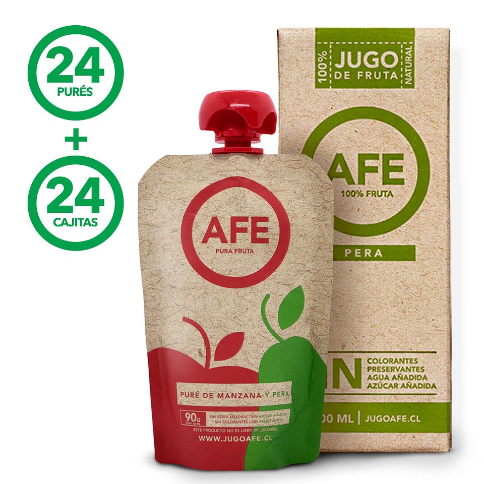 24 Cajitas Pera + 24 Puré de Manzana y Pera 1