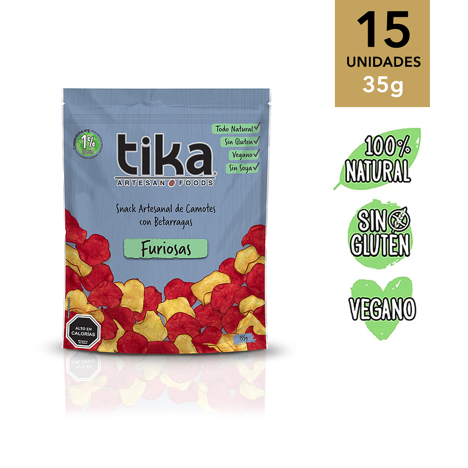 TIKA FURIOSA: 15 unidades 35 grs 1