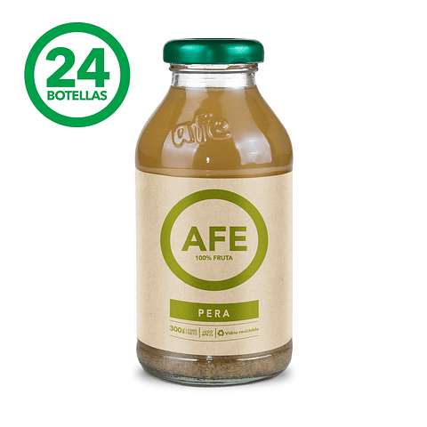 JUGO DE PERA: 24 BOTELLAS AFE 300 ML