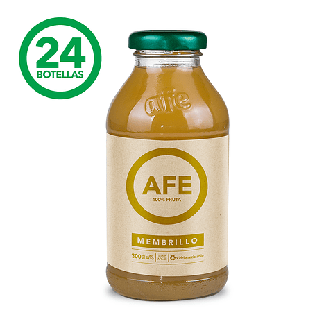 JUGO DE MEMBRILLO: 24 BOTELLAS AFE 300 ML