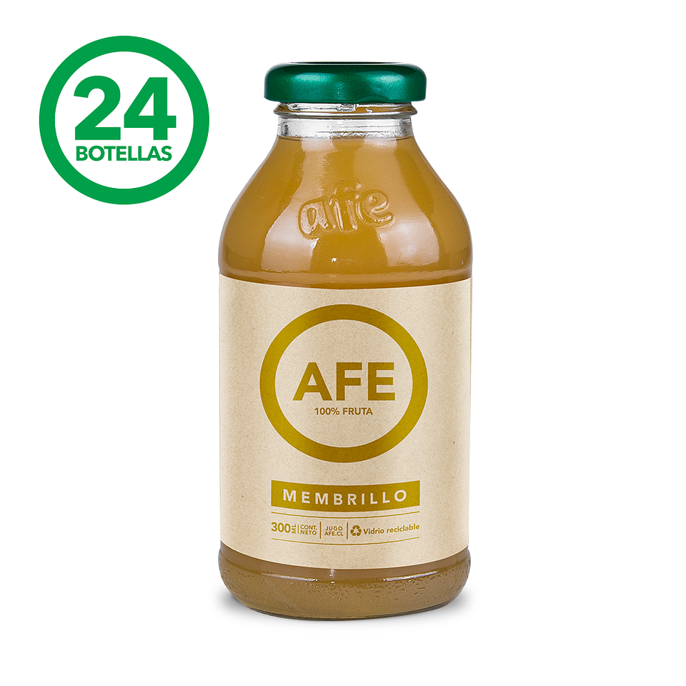 JUGO DE MEMBRILLO: 24 BOTELLAS AFE 300 ML 1