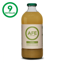 JUGO DE PERA: 9 BOTELLAS AFE 1 LITRO