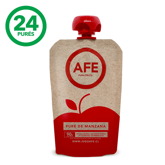 PURÉ DE MANZANA AFE 24 UNIDADES