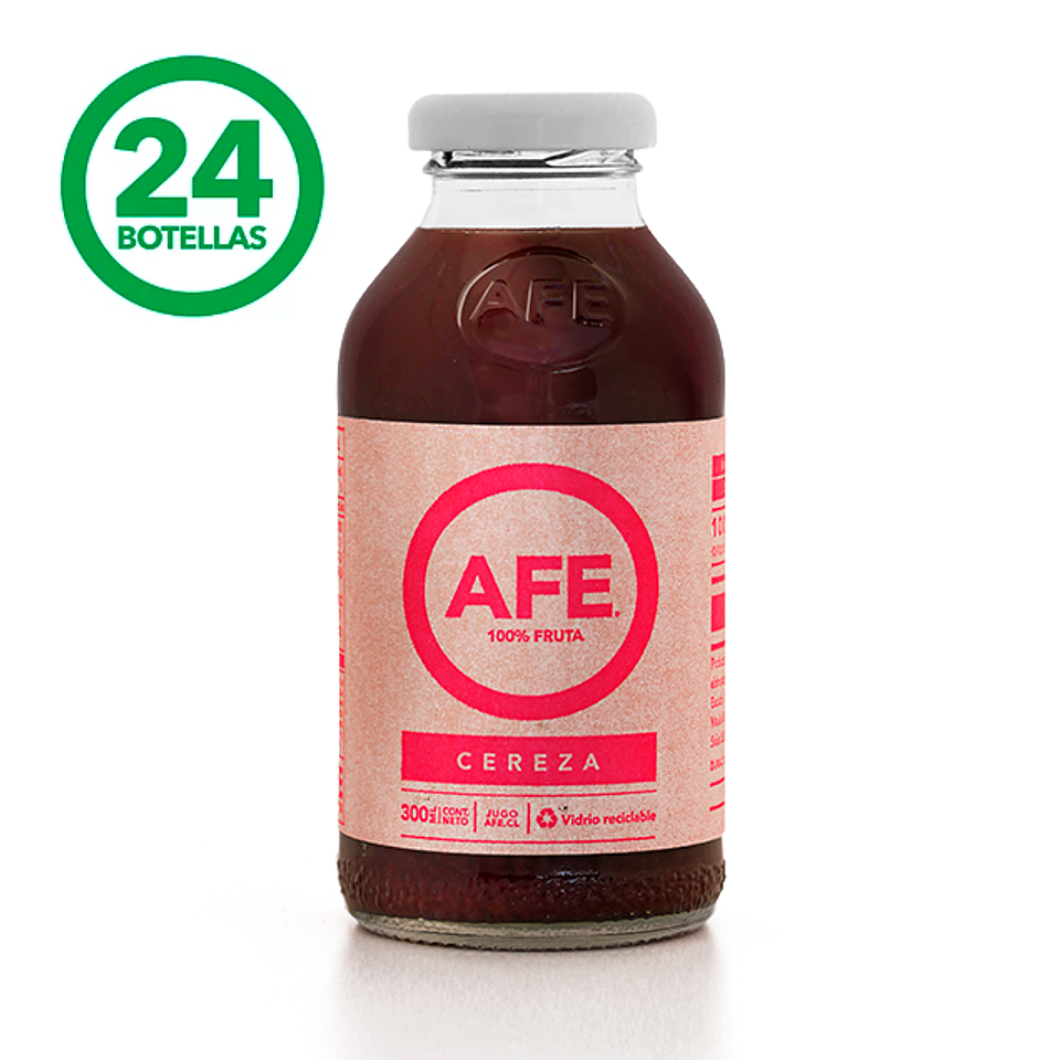 JUGO DE CEREZA: 24 BOTELLAS AFE 300 ml 1