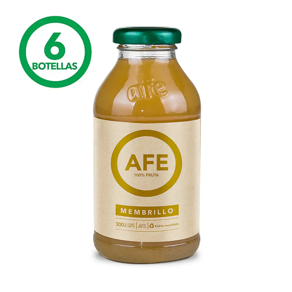 JUGO DE MEMBRILLO: 6 BOTELLAS AFE 300 ML 1