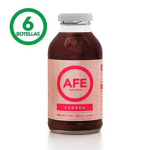 JUGO DE CEREZA: 6 BOTELLAS AFE 300 ml
