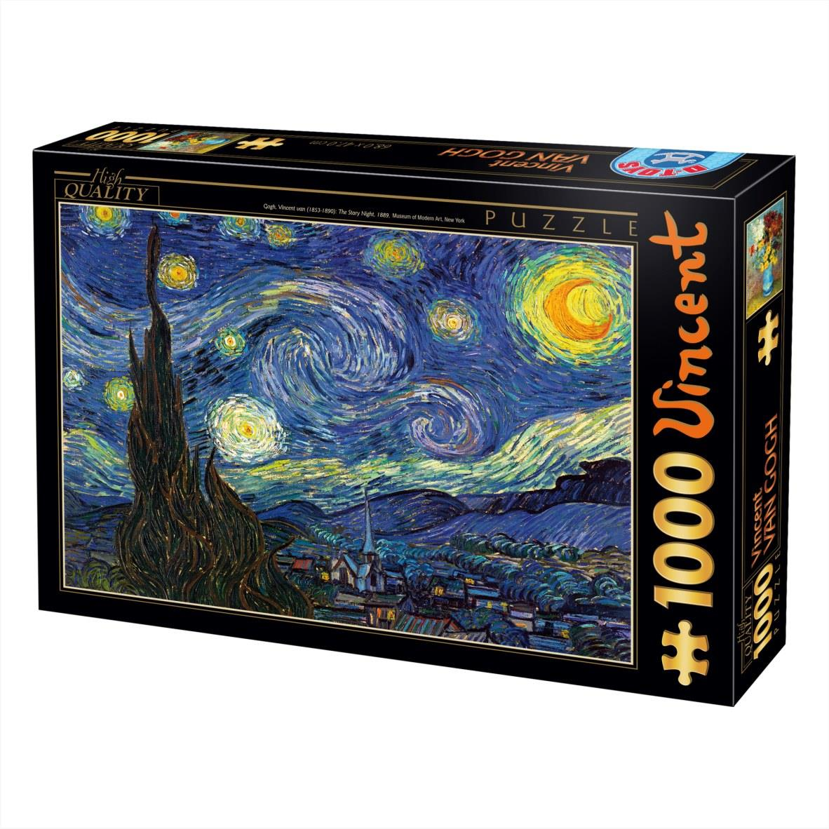 Puzzle 1000 Piezas - La Noche Estrellada de Van Gogh