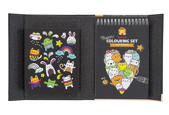 Neon Colouring set - Glow Friends