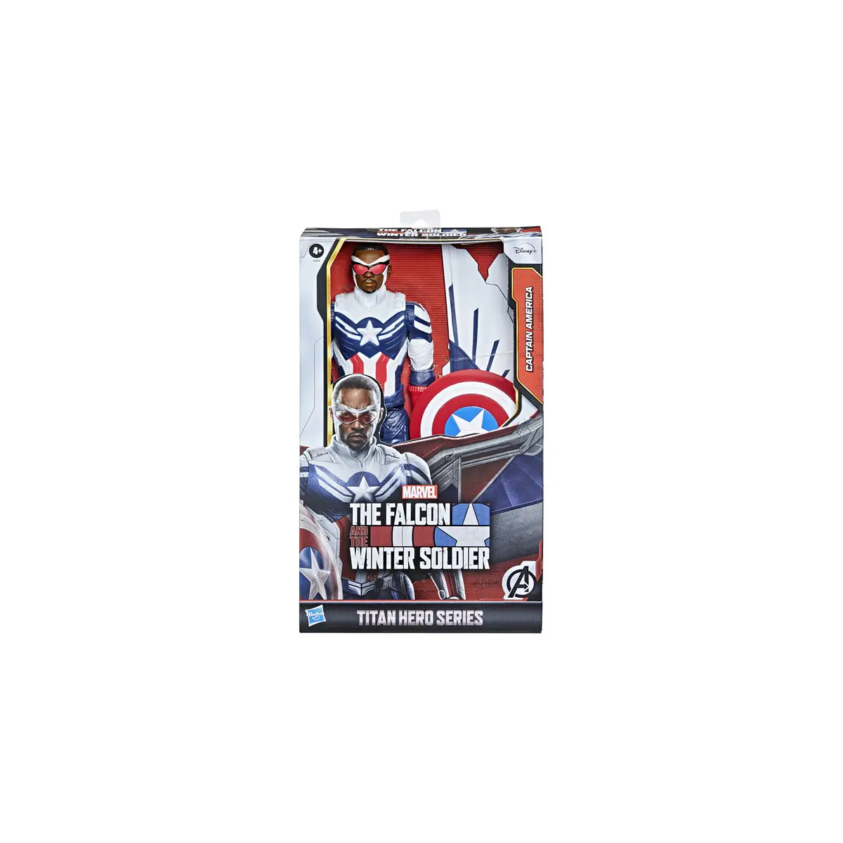 Hasbro - Avengers: Titan Hero - Captain America, Action Figure Captain America, Personaggi Marvel, Hasbro Marvel, Capitan America Hasbro, Bambola Capitan America, Età 3+ – Full Toys