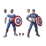 FIGURA FAN MARVEL LEGENDS SERIES PACK SAM WILSON Y STEVE ROGERS