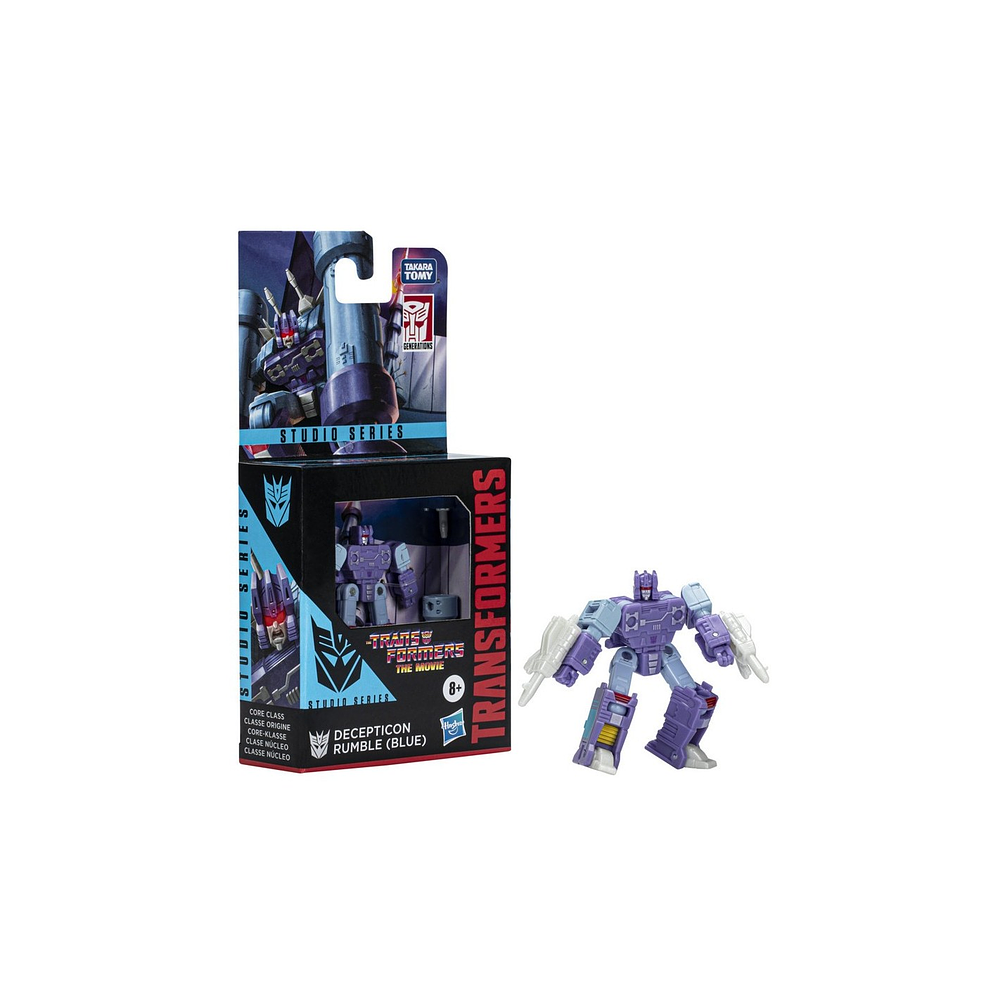 FIGURA DE ACCIÓN TRANSFORMERS STUDIO SERIES DECEPTICON RUMBLE (AZUL)