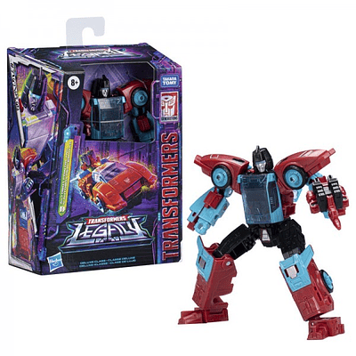FIGURA FAN TRANSFORMERS LEGACY DELUXE CLASS AUTOBOTS POINTBLANK Y PEACEMAKER