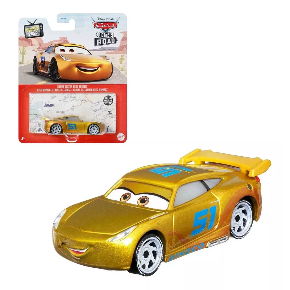 Disney pixar cars auto basicos 1:55 Cruz Ramirez de dinoco rusteze 