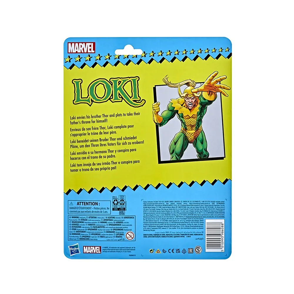 Loki Marvel Legends Series Retro Collection Figura