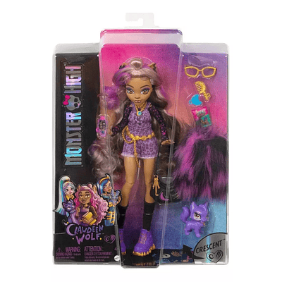 Monster High Muñeca Clawdeen Wolf 27 Cm Con Accesorios