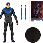 McFarlane Toys - DC Multiverse Nightwing (Gotham Knights) Figura de acción de 7 pulgadas con accesorios