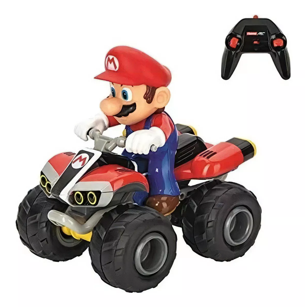 Cuatrimoto Mario Kart Control Remoto - Carrera Rc-nintendo Color Multicolor