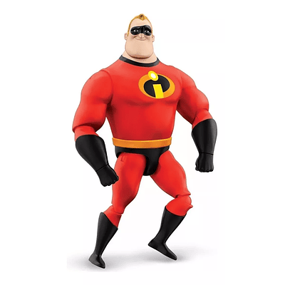 figura Mr. Increíble Interactivo Disney Pixar 20 Cm Español