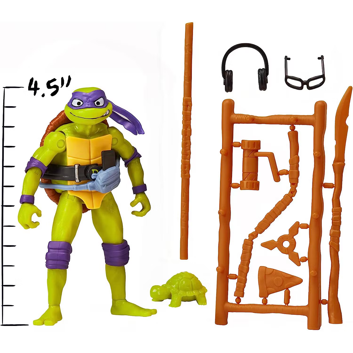 Las Tortugas Ninja Figura Articulada 12 Cm Donatello