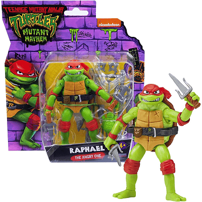 Las Tortugas Ninja Figura Articulada 12 Cm Raphael