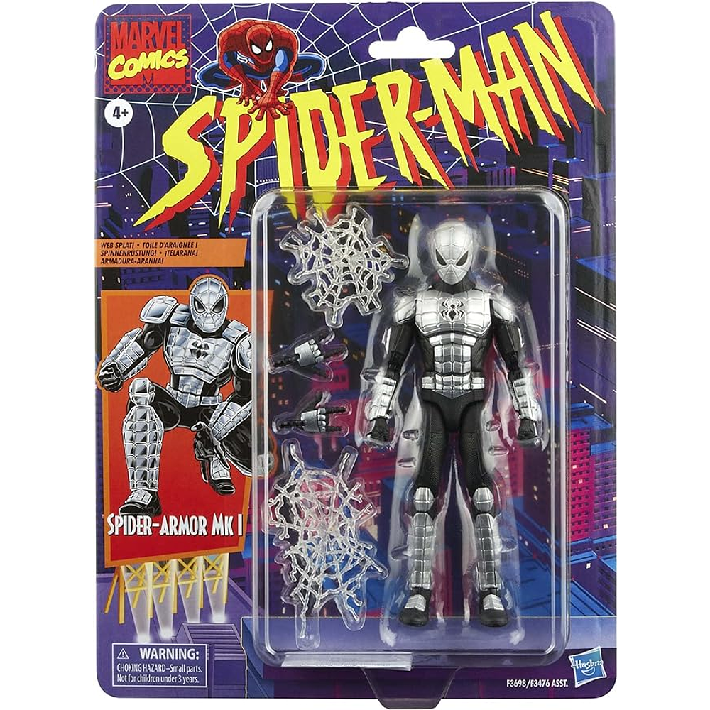 Marvel Legends Series - Figura de acción Spider-Armor MK I