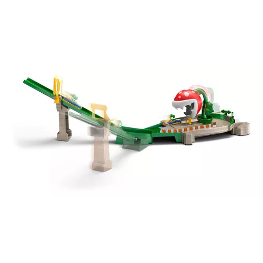 Pista Mario Hot Wheels Mariokart Rampa Piraña Yoshi 