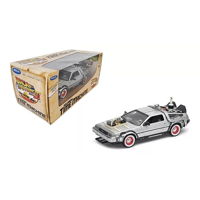 Auto De Colección Delorean Volver Al Futuro III Escala 1:24