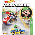 HOT WHEELS MARIO KART PERSONAJES ESCALA 1:64 – LUIGI MACH 8