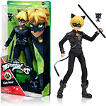 Figura Miraculous Ladybug - Cat Noir Original Nuevo