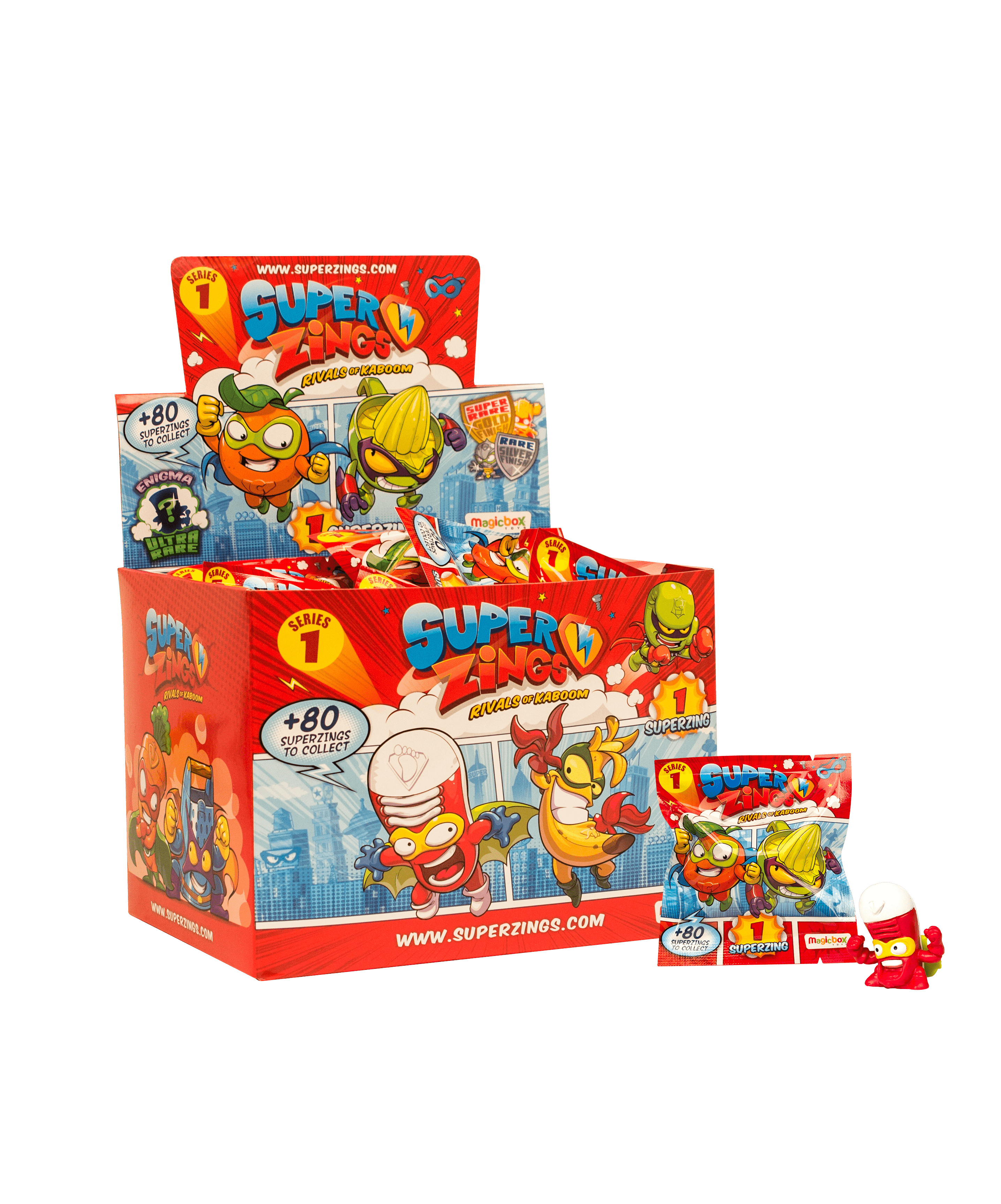 SuperZings Rivals Of Kaboom Figura Sorpresa Coleccionable